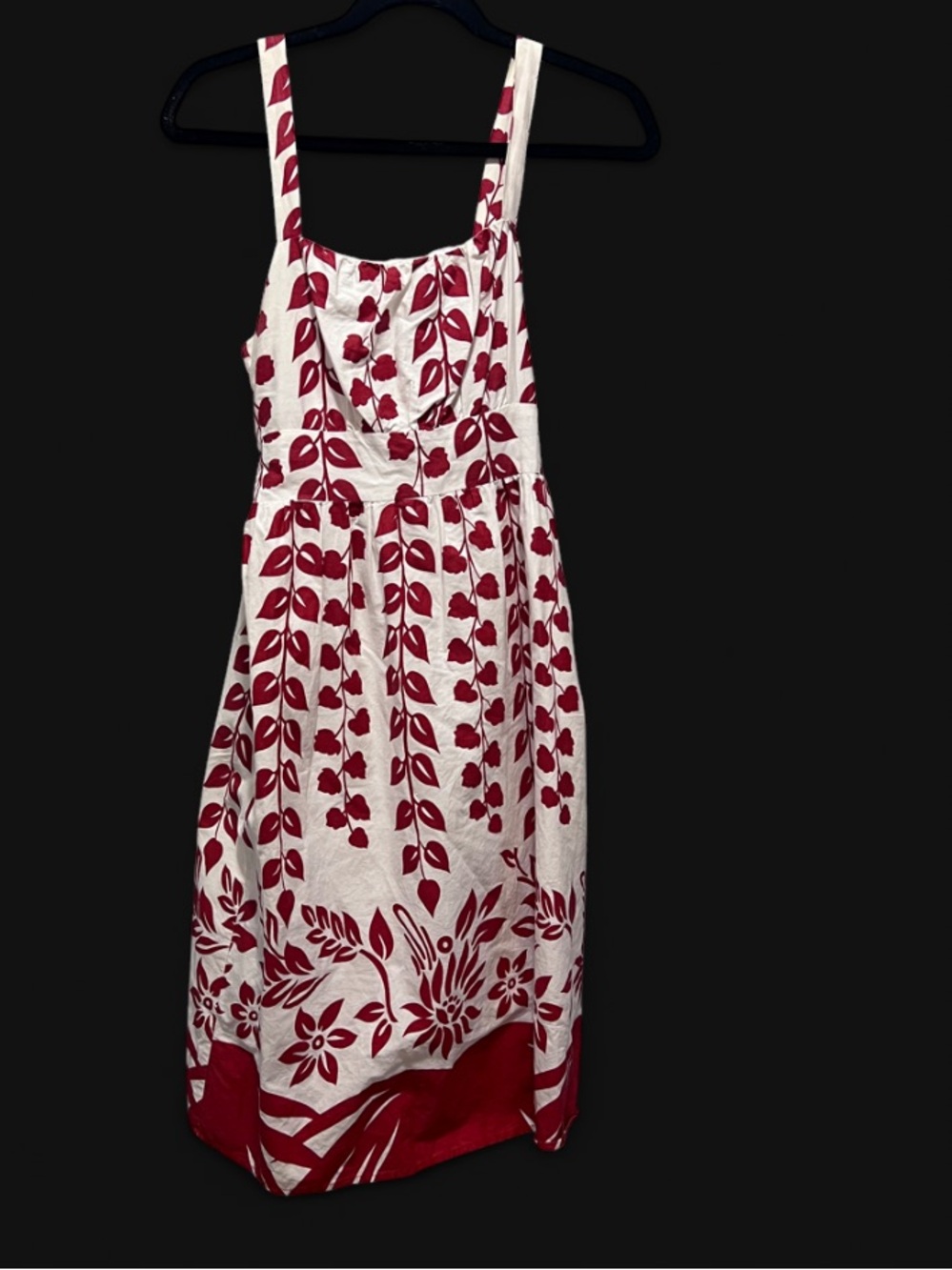 Vintage Charlotte Russe Red White Floral Y2K Sundress Size Large